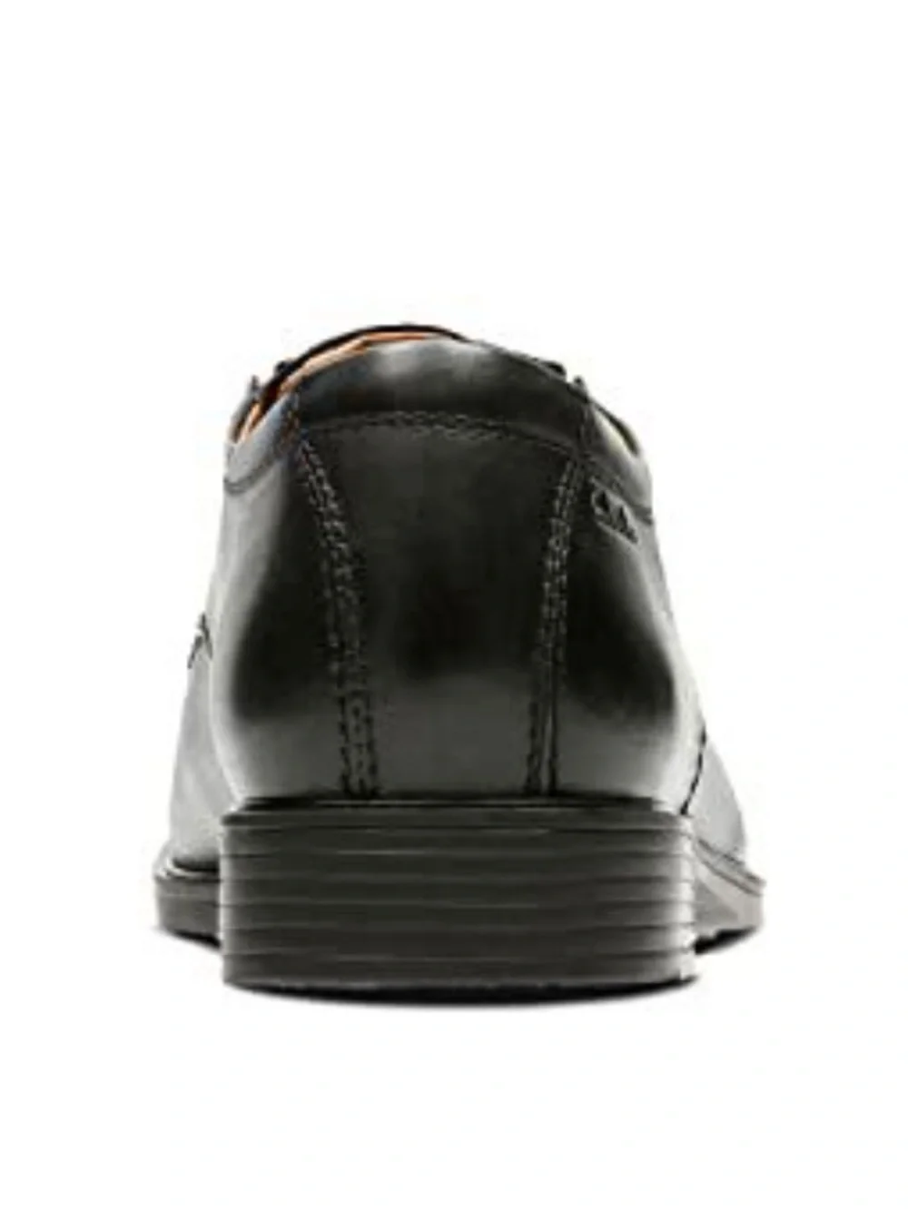 Clarks 9 Tilden Cap Black Leather Oxford Dress Shoe